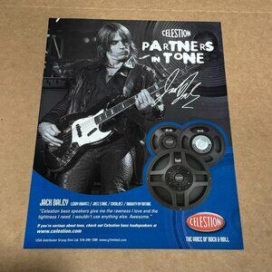 Jack Daley - Celestion Speakers - 2005 Print Ad